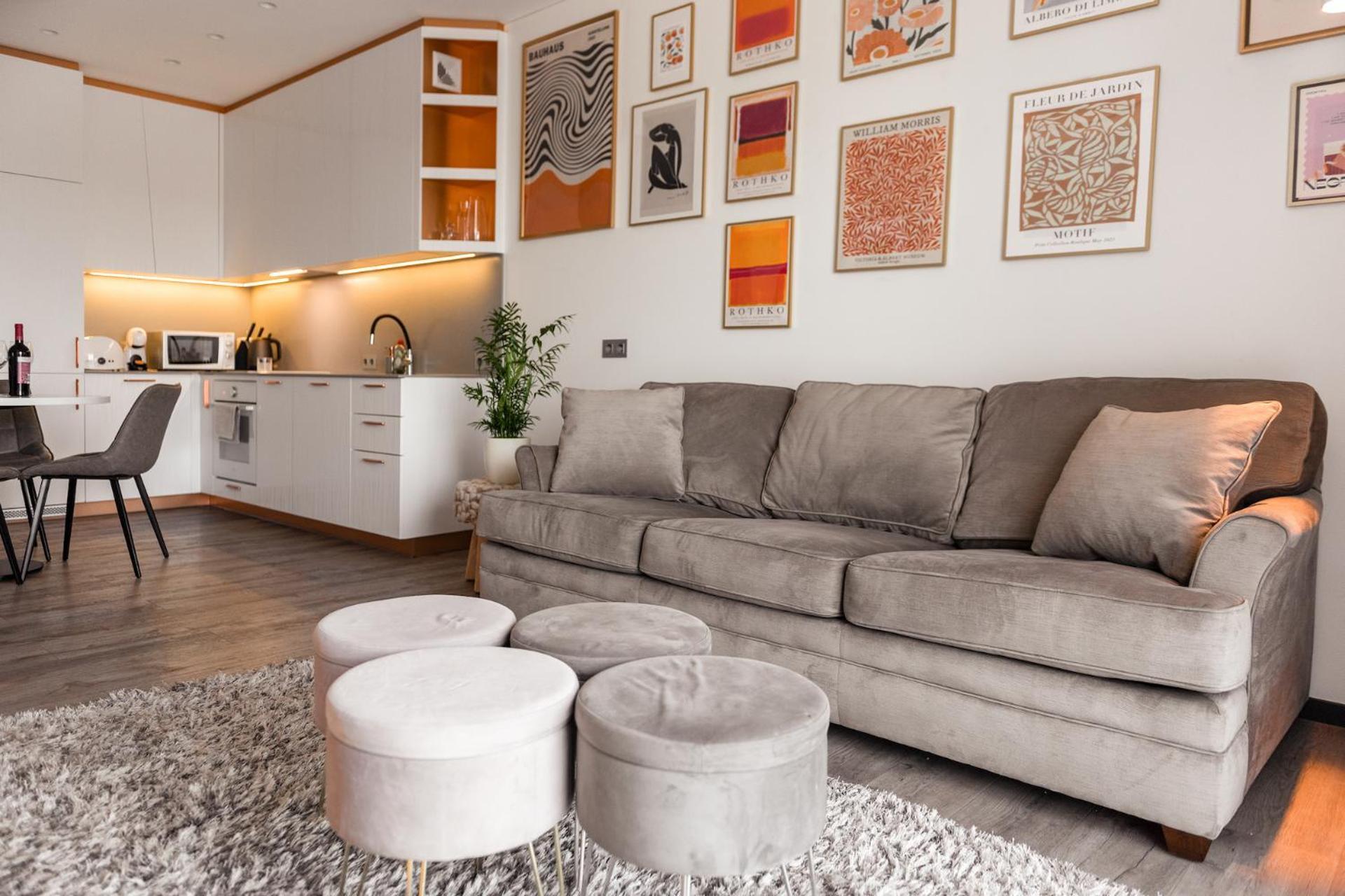 Bright Kaunas Apartment With Castle View Kültér fotó