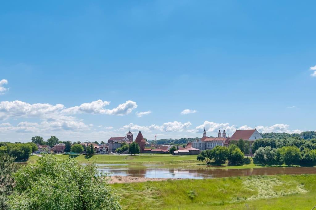 Bright Kaunas Apartment With Castle View Kültér fotó