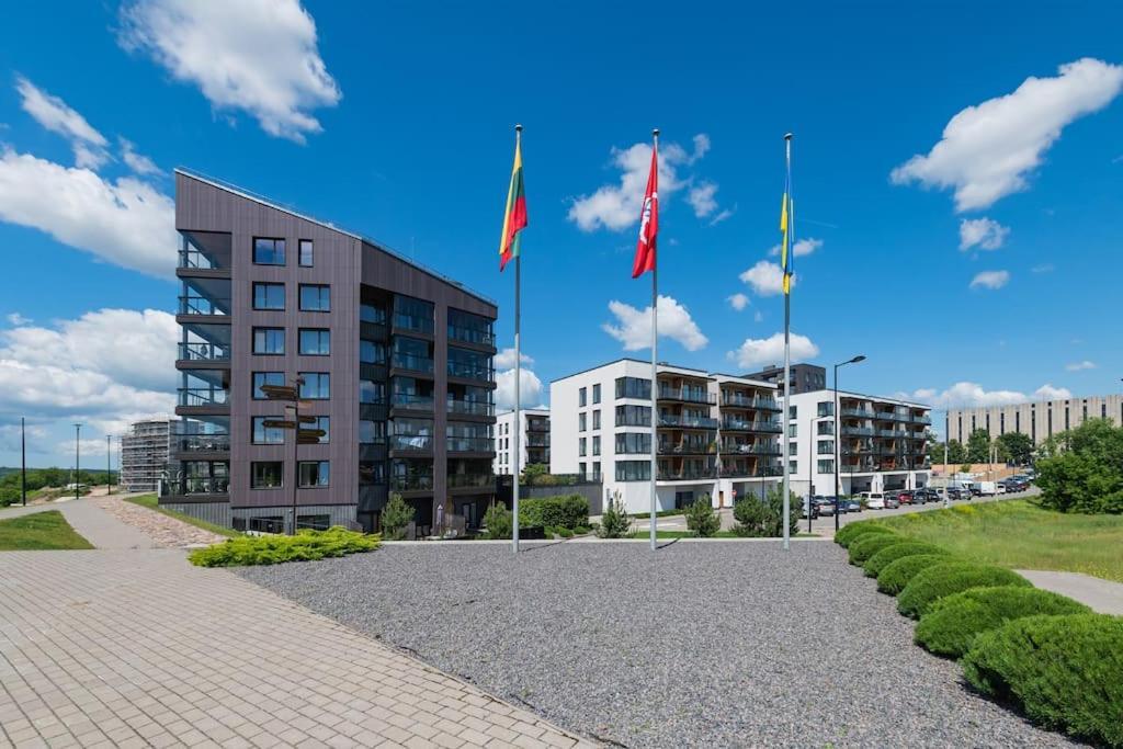 Bright Kaunas Apartment With Castle View Kültér fotó